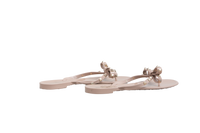 DESAPEGO FABI JUSTUS VALENTINO SANDAL JELLY TIE ROCKSTUD BEIGE - 39 BR
