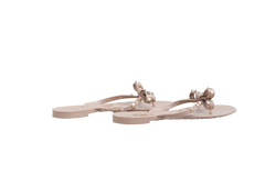 DESAPEGO FABI JUSTUS VALENTINO SANDAL JELLY TIE ROCKSTUD BEIGE - 39 BR