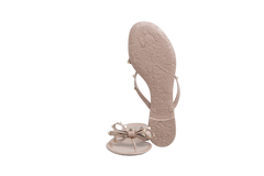 DESAPEGO FABI JUSTUS VALENTINO SANDAL JELLY TIE ROCKSTUD BEIGE - 39 BR
