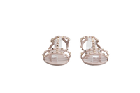 DESAPEGO FABI JUSTUS VALENTINO SANDAL ROCKSTUD JELLY ANKLE BEIGE - 39 BR