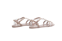 DESAPEGO FABI JUSTUS VALENTINO SANDAL ROCKSTUD JELLY ANKLE BEIGE - 39 BR