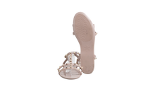 DESAPEGO FABI JUSTUS VALENTINO SANDAL ROCKSTUD JELLY ANKLE BEIGE - 39 BR