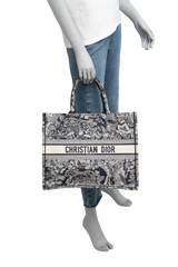 DIOR BOOK TOTE TOILE DE JOUY