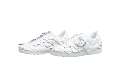 DESAPEGO THASSIA NAVES VALENTINO SNEAKER IN PELLE ATELIER 03 ROSE EDITION WHITE - 37 BR