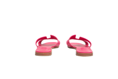 HERMES SANDAL ORAN ROSE MAGENTA LEATHER - 39 1/2 BR