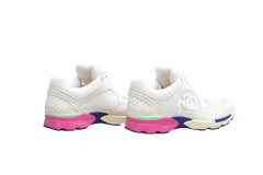 DESAPEGO THASSIA NAVES CHANEL SNEAKER CC MESH SUEDE AND LEATHER MULTICOLOR - 36 1/2 BR