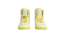 DESAPEGO THASSIA NAVES GUCCI SNEAKER SATIN CRYSTAL EMBELLISHED HIGH TOP LIME RARE - 38 BR