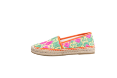 DESAPEGO THASSIA NAVES GUCCI ESPADRILLES GG LOGO STRAW LEATHER MULTICOLOR - 38 BR