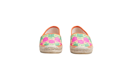 DESAPEGO THASSIA NAVES GUCCI ESPADRILLES GG LOGO STRAW LEATHER MULTICOLOR - 38 BR