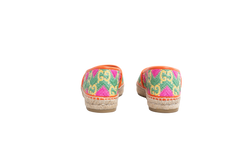 DESAPEGO THASSIA NAVES GUCCI ESPADRILLES GG LOGO STRAW LEATHER MULTICOLOR - 38 BR