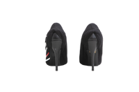 DESAPEGO THASSIA NAVES BALENCIAGA SCARPIN CAMPAING LOGO KNIFE HEELS BLACK - 35 BR