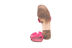 HERMES SANDAL ORAN ROSE MAGENTA LEATHER - 39 1/2 BR