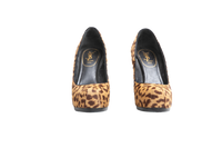 DESAPEGO THASSIA NAVES YSL SCARPIN OPYUM LEATHER PUMPS LEOPARD PRINT - 37 BR