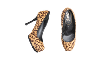 DESAPEGO THASSIA NAVES YSL SCARPIN OPYUM LEATHER PUMPS LEOPARD PRINT - 37 BR