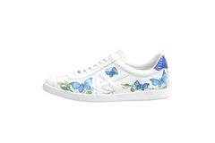 DESAPEGO THASSIA NAVES AQUAZZURA SNEAKER THE PAINTED BUTTERFLIES WHITE/BLUE - 38 BR