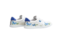 DESAPEGO THASSIA NAVES AQUAZZURA SNEAKER THE PAINTED BUTTERFLIES WHITE/BLUE - 38 BR