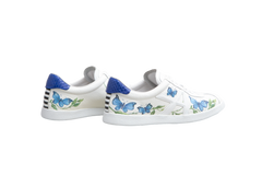 DESAPEGO THASSIA NAVES AQUAZZURA SNEAKER THE PAINTED BUTTERFLIES WHITE/BLUE - 38 BR