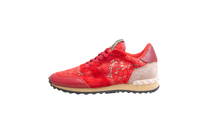 DESAPEGO THASSIA NAVES VALENTINO SNEAKER ROCKRUNNER LACE AND LEATHER RED - 36 BR