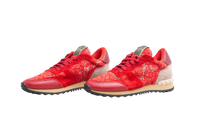DESAPEGO THASSIA NAVES VALENTINO SNEAKER ROCKRUNNER LACE AND LEATHER RED - 36 BR