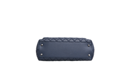 CHANEL COCO HANDLE MEDIUM NAVY QUILTED