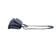 CHANEL COCO HANDLE MEDIUM NAVY QUILTED
