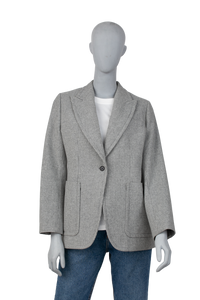 LV BLAZER LONG GRAY CHALK LÃ