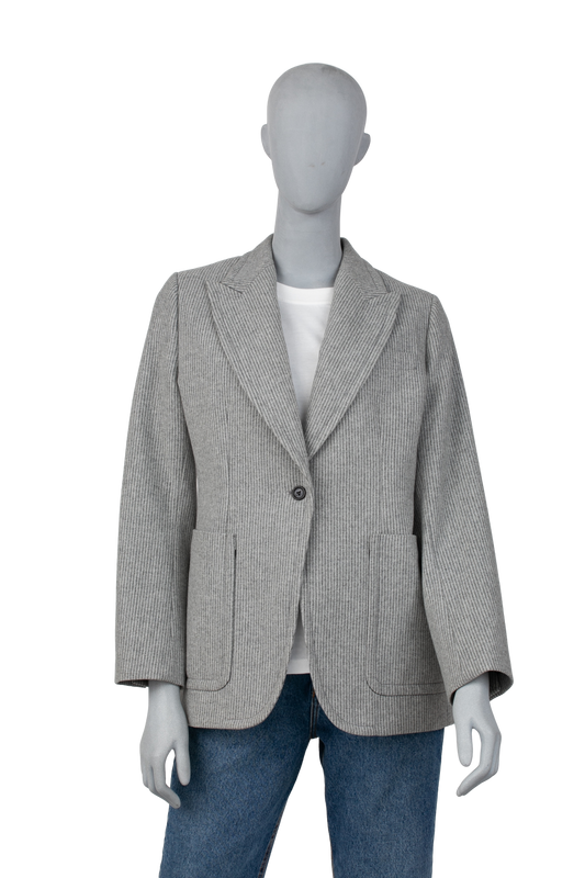 LV BLAZER LONG GRAY CHALK LÃ