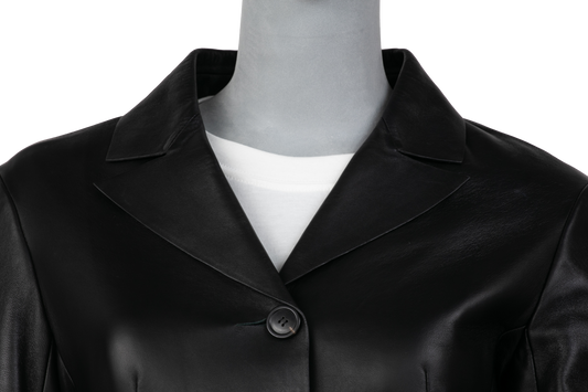 CHRISTIAN DIOR JACKET LEATHER BLACK