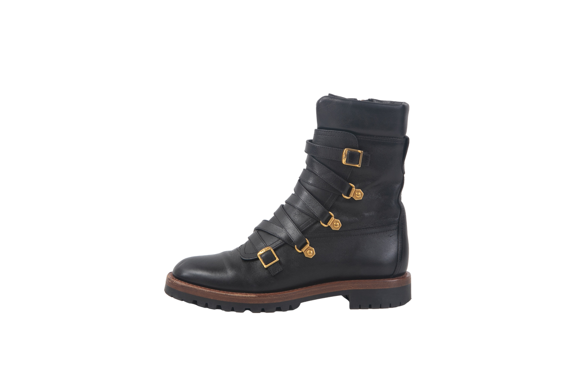 DIOR LOW BOOTS WILDIOR HIKING BLACK 36 1/2 BR – Troca de Luxo