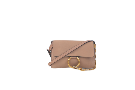 CHLOE SMALL FAYE BAG BEIGE