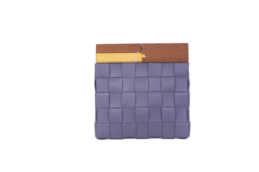 BOTTEGA VENETA SNAP CLUTCH PURPLE