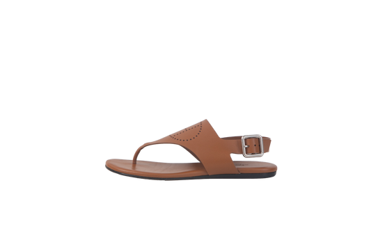 HERMÈS SANDAL KOLA H CARAMEL - 34 BR