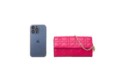 DIOR CANNAGE CHAIN FUCHSIA