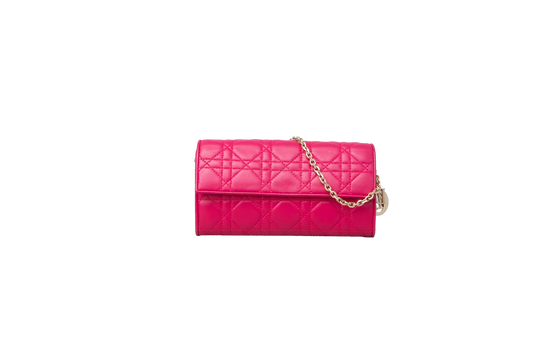 DIOR CANNAGE CHAIN FUCHSIA