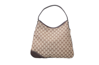 GUCCI NEW BRIT MEDIUM HOBO GG CANVAS