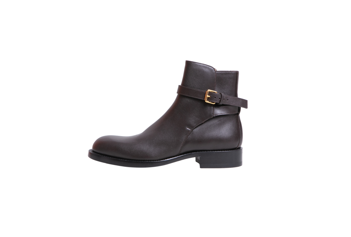 THE ROW BOOTS BUCKLE NOBILIS BROWN - 36 BR