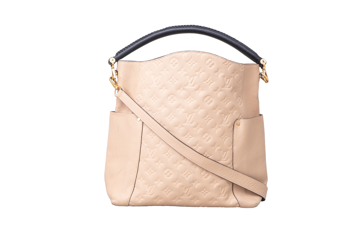 LV BAGATELLE HOBO EMPREINTE BEIGE