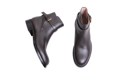 THE ROW BOOTS BUCKLE NOBILIS BROWN - 36 BR
