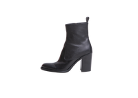 CHLOÉ ANKLE BOOTS PHOENIX LEATHER BLACK - 39 BR