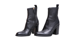 CHLOÉ ANKLE BOOTS PHOENIX LEATHER BLACK - 39 BR