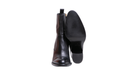 CHLOÉ ANKLE BOOTS PHOENIX LEATHER BLACK - 39 BR
