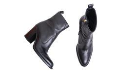 CHLOÉ ANKLE BOOTS PHOENIX LEATHER BLACK - 39 BR