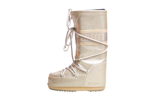 MOON BOOT SNOW BOOTS ICON GLITTER GOLD - 35/37 BR