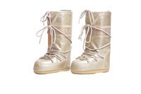 MOON BOOT SNOW BOOTS ICON GLITTER GOLD - 35/37 BR