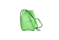 FERRAGAMO GANCINI MINI BUCKET BAG LEATHER LIME