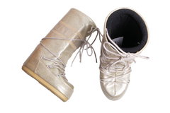 MOON BOOT SNOW BOOTS ICON GLITTER GOLD - 35/37 BR