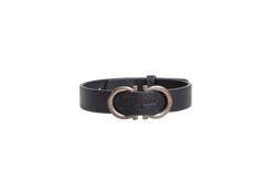 SALVATORE FERRAGAMO BRACELET GANCINI BLACK