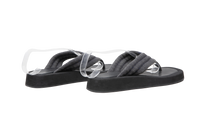 THE ROW GINZA CLOTH FLIP FLOPS BLACK - 36 BR
