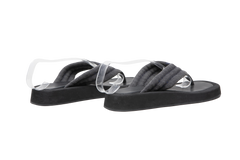 THE ROW GINZA CLOTH FLIP FLOPS BLACK - 36 BR