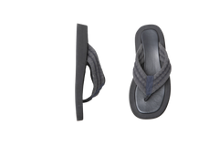 THE ROW GINZA CLOTH FLIP FLOPS BLACK - 36 BR